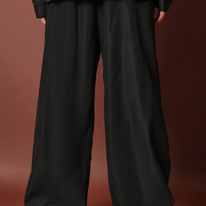 Mùa thu đông quần nam giản dị màu rắn dây rút chạy bộ chống gió chống nhăn 100% cotton có Đơn hàng tối thiểu 30 - Product Image 4