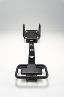 Équipement de yoga et de fitness haut de gamme, lit en aluminium noir, Micro Xformer, machine de Pilates Reformer, Microformer