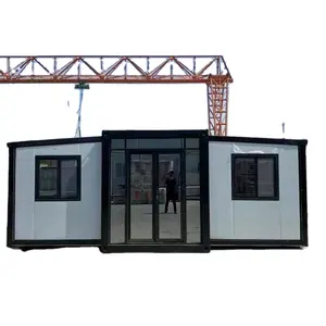 Casa contenedor transportable personalizada de fácil montaje y estilo popular, casa contenedor móvil modular prefabricada