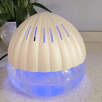 Humidificateur portable mini 300 ml avec lumière LED, diffuseur d'huiles essentielles à brume froide pour hôtel et voiture
