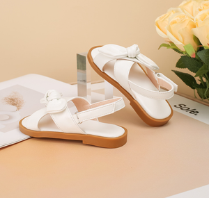 Sandales personnalisées neuves pour filles, sandales à nœuds croisés, 3-9 ans - Product Image 6