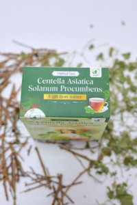 Centella Asiatica Solanum Procumbens Herbal Tea for Holistic Wellness - 40 Tea Bags - Product Image 2