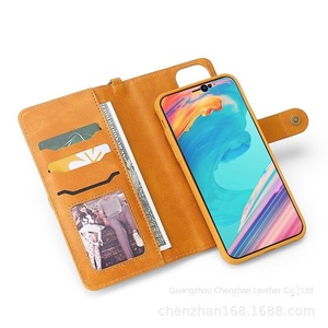 Etui portefeuille multifonctionnel en cuir pour téléphone portable pour Samsung S23 <span class=keywords><strong>ULTRA</strong></span> et <span class=keywords><strong>S22</strong></span> 8 Plus Plus Modèles Suction-Car Stud - Product Image 4