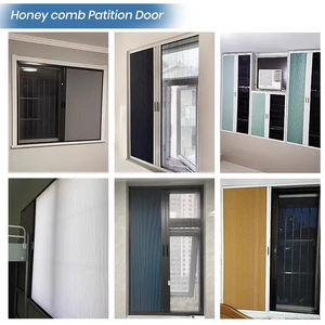 Persianas Modernas de Tela con Marco, Opacas, con Diseño de Panal, Pantalla Plegable de Malla, Combinación Dual de Mosquitera y Persianas de Panal - Product Image 4