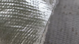 Tissu en fibre céramique résistant à la chaleur 1260, enduit d'aluminium simple, pour cheminées <span class=keywords><strong>de</strong></span> fours, revêtement <span class=keywords><strong>de</strong></span> conduites, textiles réfractaires - Product Image 3