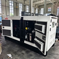 Generador Diésel Silencioso de Marco Abierto de 100KVA 80KW 50/60Hz con Arranque Automático, ATS, 1800 RPM y Control Remoto para Uso Industrial