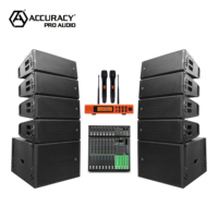 Système de sonorisation professionnel CLA210A-COMBO avec haut-parleurs actifs NEO à double 10 pouces, système de sonorisation Line Array avec caisson de basses de 18 pouces