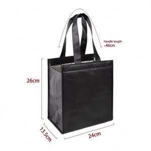 Bolsa Térmica Aislada con Logotipos Personalizados, Bolsa de Polipropileno No Tejido para Entrega de Alimentos, Refrigerador Portátil - Product Image 4