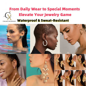 Modeschmuck Hersteller Design Benutzer definierte Halskette Kette Ohrringe Ringe Armband Edelstahl Hip Hop Punk Style Schmuck - Product Image 3