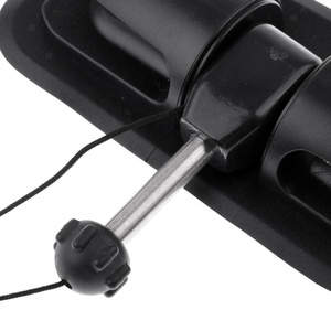 Parche Oarlock de barco inflable de salida de fábrica, soportes de remo de PVC grises y negros duraderos para actividades al aire libre a la deriva - Product Image 5