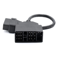 Linkyou Hochwertiges OBD2-Adapterkabel Kupferleiter 22-polig PVC 300mm 24V/12V Kfz-Diagnosewerkzeug