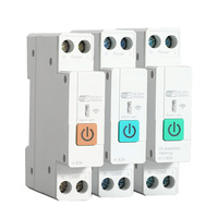 Disjoncteur intelligent Tuya LCTC 63A MCB AC110V 220V Smart Life avec mesure de pression et compteur d'énergie avec surveillance