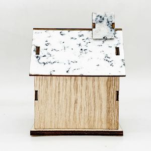 Christmas Decorations Light Up Wooden House <b>Ornaments</b> Glowing Wooden Cabin Tabletop Decor for Christmas Tree Home Desktop Xmas - Product Image 6