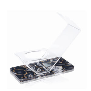 Porte-bouteille à <span class=keywords><strong>vin</strong></span> en lucite de luxe avec base en marbre, présentoir en acrylique transparent pour table, bar, cave à <span class=keywords><strong>vin</strong></span> ou cadeau pour la maison - Product Image 3