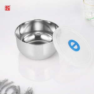 304 thép không gỉ Hộp Ăn Trưa lidded bao bì Crisper kín Bát Tủ lạnh-sẵn sàng nhà bếp lưu trữ nhỏ hộp lưu trữ Thùng - Product Image 3