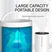 Humidificateurs électroniques de bureau élégants, brumisateur rafraîchissant, purificateur ultrasonique, humidificateur d'air USB personnalisé, 1 an de contrôle par application