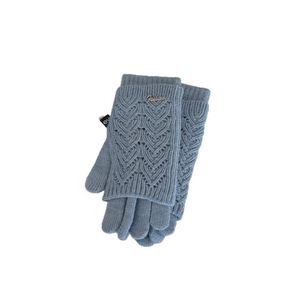 Knitted Two-Piece Knitting <b>Wool</b> Gloves Women's Cold-Proof Warm Thick Personality Touch Screen - Product Image 5