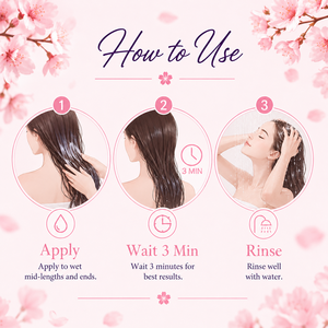 Mascarilla Capilar de Colágeno con Aroma a Sakura, Acondicionador Profundo de 3 Minutos, Repara el Cabello Seco, Encrespado y Teñido, Tratamiento Capilar SPA Portátil para el Hogar, Panten - Product Image 3