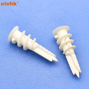 Elehk Us Drywall Anchor Fabricante Nylon Plástico Auto Perfuração Melhores Âncoras Drywall Para Objetos Pesados