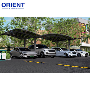 <span class=keywords><strong>Abri</strong></span> <span class=keywords><strong>de</strong></span> voiture autoportant en aluminium à double auvent, résistant aux fortes charges <span class=keywords><strong>de</strong></span> neige, designs modernes, 20x30, imperméable, pour la Pologne - Product Image 4