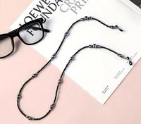 Chaîne de lunettes perlée pour femmes, cordon de masque perlé, collier fait main, cordon pour lunettes de soleil, accessoires de mode, bijoux