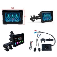 Pantalla HD para motocicleta GPS con Carplay inalámbrico y Android IP67 resistente al agua para navegación y GPS