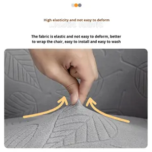 Nouvelle housse de siège universelle élastique pour <span class=keywords><strong>hôtel</strong></span>, cybercafé, <span class=keywords><strong>club</strong></span>, petite taille, tout compris, pour une personne, en forme de demi-cercle, épaisse - Product Image 2