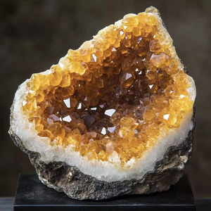 Suministro al por Mayor de Geodas Amarillas de Alta Calidad, Cristales en Bruto para Decoración del Hogar y Regalos Navideños - Product Image 5