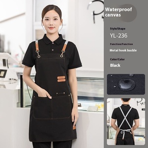 Chất Lượng Cao Có Thể Điều Chỉnh Dành Cho Người Lớn Tạp dề Cho Thợ Cắt Tóc Bánh Cafe Làm Việc Biểu Tượng Tùy Chỉnh Cá Tính Nhà Bếp Làm Sạch Túi Cho - Product Image 6