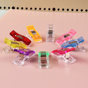 Clip de acrílico para cuaderno artesanal, clip de borde de retales, clip de papel de prueba de libro, clip de plástico para nota adhesiva para oficina escolar - Product Image 4