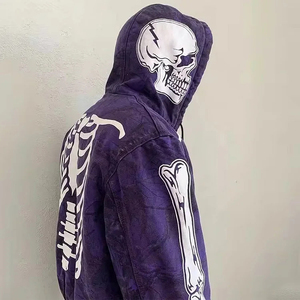Wholesale Comfortable Horror Zip Up Unisex Hip Hop Goth Grunge Punk Rock <strong>Coat</strong>