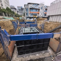 Nouvelle boîte de soutènement modulaire Litewei pour fossés et travaux municipaux