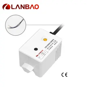 LANBAO sensor capacitivo de proximidad de líquido del agua del sensor de nivel de interruptor DC PNP NO (CE10SN13DPO)