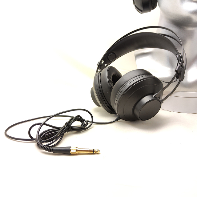 Custom 3.5mm Wired Headset 40mm Drivers Over-Ear DJ Music Headphones IPX-4 Waterproof 2m Cord 3.5mm-6.3mm Adapter for Bar Use