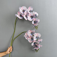 Orchid Home Decor Bouquet de fleurs artificielles décoratives pour la décoration de bureau et de jardin, plante artificielle imitée personnalisable