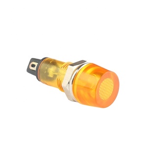 10mm luz led indicador amarillo redondo pequeño 2 6 12 mini 24 voltios precio de fabricación Indicador de luz led