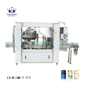 Factory Price Easy Operation BCGF12-1 1500CPH 330ml 500ml Metal Tin Can Beer Drink Filling Machine