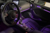 Kit d'éclairage d'ambiance intérieur de voiture en fibre de carbone Symphony LED pour Audi A3/RS3 2013-2020, accessoires d'éclairage intérieur automobile