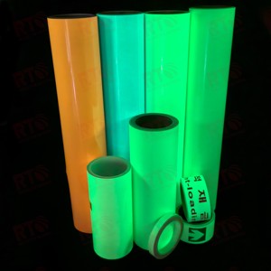 Filme Luminescente de Saída de Emergência Impresso em PVC 1,22m*45,7m 4 Horas Fita Adesiva Refletiva que Brilha no Escuro - Product Image 6