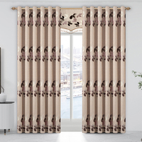 Fournisseur de tissus pour rideaux, tissu jacquard floral doré pour rideaux espagnols