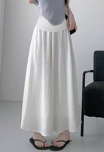 <span class=keywords><strong>Gonne</strong></span> estive a pieghe in gravidanza gonna <span class=keywords><strong>premaman</strong></span> di grandi dimensioni con fascia in vita regolabile - Product Image 6