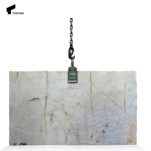 Tostone Chất lượng cao màu trắng sang trọng mờ onyx đá cẩm thạch tự nhiên cho khách sạn biệt thự phòng khách đảo bàn thiết kế nội thất - Product Image 6