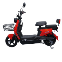 Vélos électriques populaires à prix direct usine avec moteur de moyeu arrière 350W, batterie au plomb résistante à l'usure, pour les trajets courts