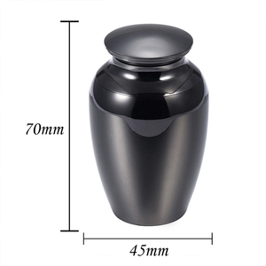 Petites empreintes de pattes, urne souvenir, cœur gravé, pour animal de compagnie, cendres humaines, Mini pot commémoratif, pour toujours dans mon cœur - Product Image 2
