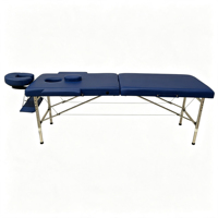 Meistverkaufter Verstellbarer Klappbarer Edelstahl Multifunktionaler Massagetisch Hochdichter Schaumstoff Tragbarer Kommerzieller Spa-Schönheits-Fitness-Tisch