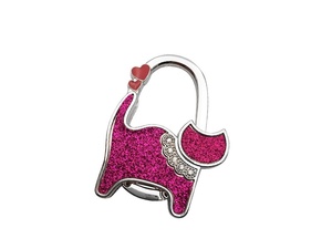 Fast Shipping Foldable <b>Purse</b> Hook Cute Cat Design Handbag Table Hanger Portable Bag Holder Table Edge Hook Organizer RTS Bulk - Product Image 5