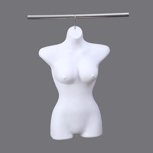 Bikini blanco <span class=keywords><strong>mujer</strong></span> <span class=keywords><strong>maniquí</strong></span> cadera largo hueco espalda medio cuerpo <span class=keywords><strong>Torso</strong></span> vestido forma y gancho colgante ropa deportiva <span class=keywords><strong>maniquí</strong></span> - Product Image 2