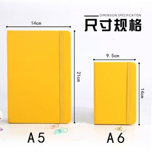 Customized <b>A5</b> Journal Notebook New Design Hardcover Diary With Embossed Logo PU Leather School Notebooks for Students - Product Image 5
