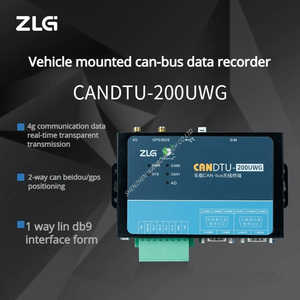 Enregistreur de données embarqué CAN-bus 4G ZLG CANDTU 200UWGR avec GPS BDS, télécommande et prise en charge de la carte SIM - Product Image 2