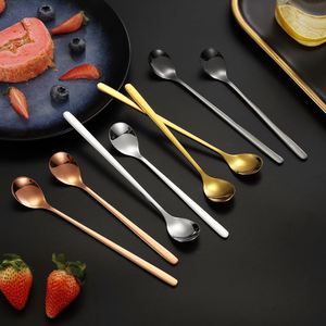 Waterdrop <b>Spoon</b> High Aesthetic Long Handle Stirring Home Use 304 Stainless Steel <b>Spoon</b> - Product Image 6